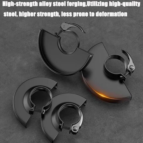 Universal Angle Grinder Guard with Flange Wrench, 6.45 Inch Adjustable Protective Shield for 4-6 Inch Grinder Blades, Compatible with Dewalt Milwaukee Makita Metabo Bosch RYOBI in Kuwait