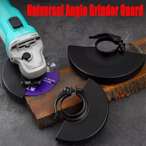 Universal Angle Grinder Guard with Flange Wrench, 6.45 Inch Adjustable Protective Shield for 4-6 Inch Grinder Blades, Compatible with Dewalt Milwaukee Makita Metabo Bosch RYOBI in Kuwait