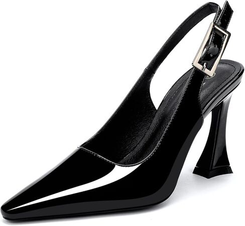Women's Slingback Closed Toe Heel Pumps in Kuwait