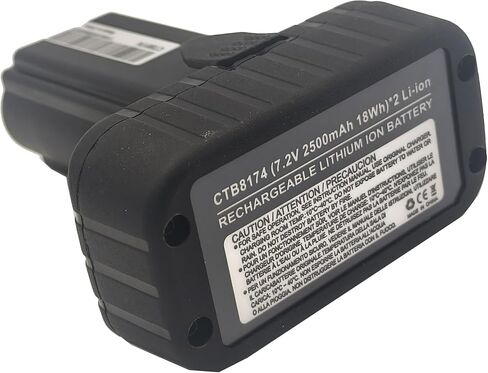 2X CTB8174 CTB8172 Battery Replace for Snap On 14.4V CTC131 CTC131A | Replace For 14.4v Snap-on battery CTC772 CTC772A CTRS761ADB CTR761 CTR817DB CT861DB CT825DB, 7.2V-14.4V 2.5A in Kuwait