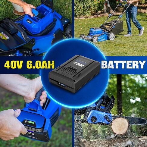 2 Packs 40V 6.0Ah Replacement for Kobalt 40V Battery KB440-03 KB440-06 KB640-03 KB640-06 KB240-06 in Kuwait