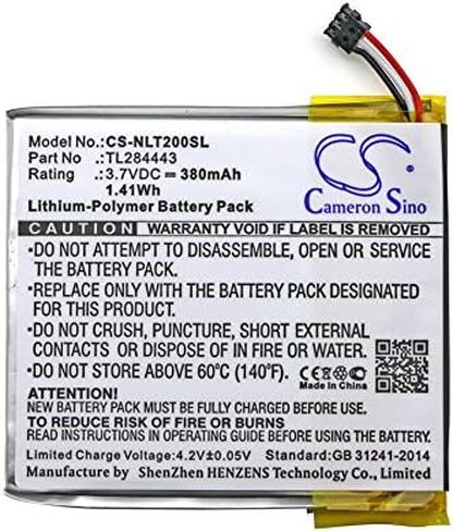 Li-Polymer Replacement Battery for Nest Learning Thermostat 2nd Generation, Learning Thermostat 3rd Generation, T3007ES, T3008US, Learning Thermostat 3rd Gen, A0013, Thermostat E, T4000ES in Kuwait