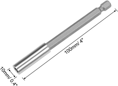 Extension Extend Socket Drill Bit Holder Magnetic Hex Screwdriver Power Tools,4-inch Length,1/4inch-Hexagon Drill in Kuwait