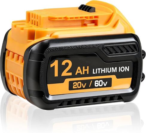 SANIU 12.0Ah Replacement for Dewalt 20V Lithium Ion Battery Compatible with DCB606 DCB609 DCB612 DCB615 High Capacity Lithium Battery Compatible with DeWalt 20V Tools 2Packs in Saudi Arabia