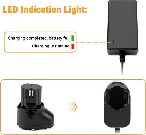 Shentec 10.8V 3000mAh Battery kit Compatible with Dremel 855-02 855-01 | 8000-01 8001-01 8001-02 Cordless Tool battery(1 Battery+Charger) in Kuwait