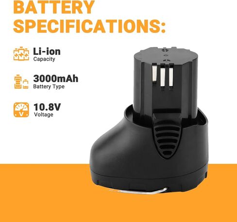Shentec 10.8V 3000mAh Battery kit Compatible with Dremel 855-02 855-01 | 8000-01 8001-01 8001-02 Cordless Tool battery(1 Battery+Charger) in Kuwait