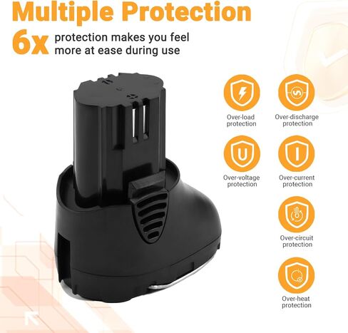 Shentec 10.8V 3000mAh Battery kit Compatible with Dremel 855-02 855-01 | 8000-01 8001-01 8001-02 Cordless Tool battery(1 Battery+Charger) in Kuwait