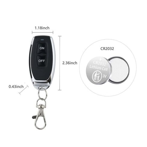 Automatic Remote Vacuum Switch, 220V Wireless Remote Control Dust Collector Starter Outlet Switch (Battery Included) in Kuwait