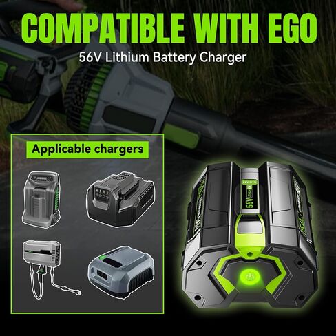 VANON 5.0Ah Replacement for EGO 56V Battery BA1400T BA2800T BA4200T BA5600T Compatible with EGO 56 Volt Lithium-Ion Battery Power Tools in Kuwait