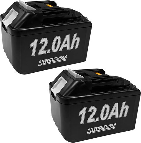 DZEKO 15 Cells 12Ah 2 Packs Replacement Battery for Makita 18V Battery Compatible with Makita 18V Power Tools and Chargers in Kuwait