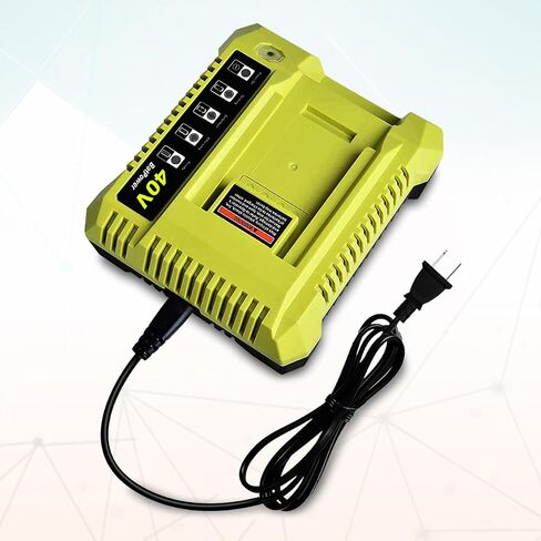 BatPower 6.5Ah 40V Battery & Charger Combo Compatible with Ryobi 40 Volt Lithium Cordless Outdoor Tools, High Output Replacement Battery Pack and Charger Set for 40V Mowers and Blowers (2-Piece Set) in Saudi Arabia