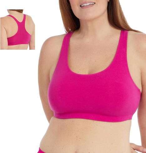 The Serena - Cotton Wirefree Sports Bra in Kuwait