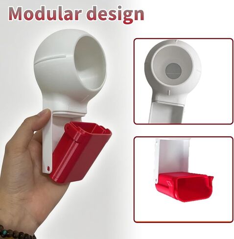 Rotating Dust Collector Drill Attachment, 360 Spinning System with Heavy-Duty Plastic Housing - Drill Debris Removal for Dust-Free Drilling, Compatible with Standard Drills in Kuwait