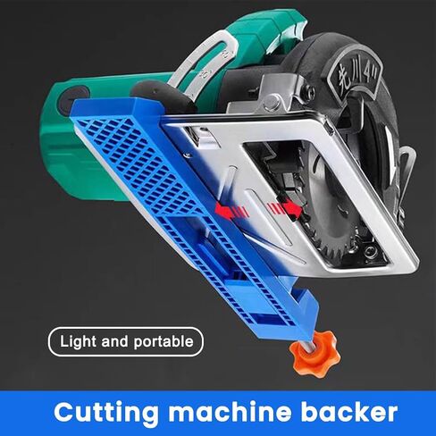 Adjustable Cutting Machine Base Guide, Circular Saw Guide Rail, Electric Circular Saw Milling Positioning Clamp for Wood Tile Precision Cutting Tasks(Blue) in Kuwait