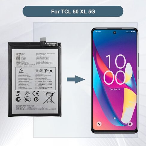 Replacement Battery TLP049D7 Compatible with TCL 50 XL 5G,TCL 50 XL with Repair Tool Kit in Kuwait
