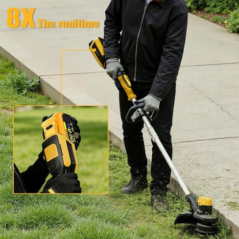 Compatible with Dewalt 20V MAX 8.0 Ah Lithium Ion Battery 2-Pack | 3 Year Manufacturer DCB200 DCD/DCF/DCG Series Cordless Power Tools（Not Made in Dewalt） in Kuwait