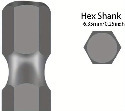 4pcs Magnetic Electrician Screwdriver Bit Set Hex Shank PH2 65mm, 4-Piece Phillips Bits for Drivers, Home Electrical Work, Yellow in Kuwait