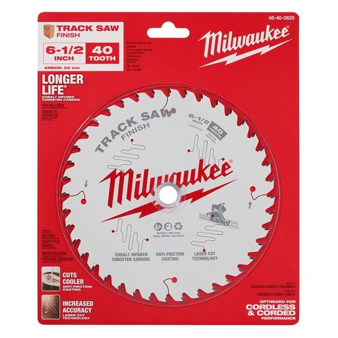 Milwaukee 40 Teeth Finish Track Saw Blade, 165 mm Blade in Kuwait