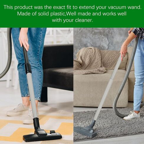 19 inch Vacuum Extension Wand,1.25" Extension Pipe for Vacuum Attachments,Vacuum Hose Extension Replacement Tubes Compatible with Oreck Vacuum Parts,2 Pack in Kuwait