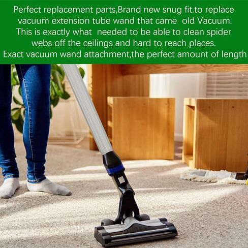 19 inch Vacuum Extension Wand,1.25" Extension Pipe for Vacuum Attachments,Vacuum Hose Extension Replacement Tubes Compatible with Oreck Vacuum Parts,2 Pack in Kuwait