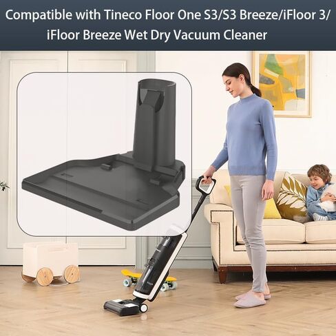 Wet Dry Vacuum Cleaner Accessories Charger Dock Charging Base Fast Charging Replacement Parts For Tineco Floor One S3/S3 Breeze/iFloor 3/iFloor Breeze Household Cleaning Use in Kuwait