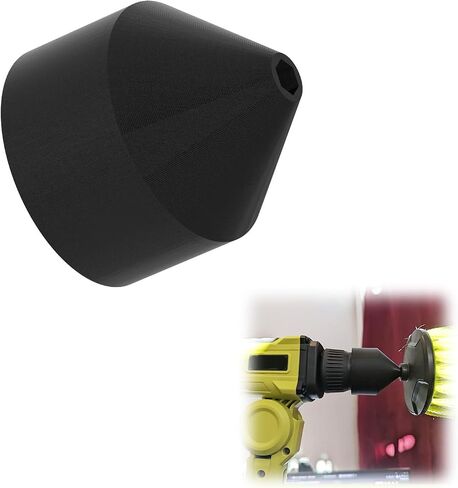Hex to Triangle Adapter for Ryobi Power Scrubber, Converts Hex Brush Heads to Fit Triangular Drive, Power Scrubber Attachment for Deep Cleaning (1) in Kuwait
