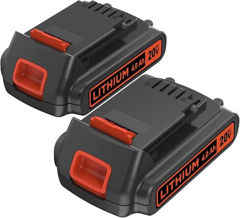 4000mAh Li-ion Replace for BLACK+DECKER 20V MAX Battery Compatible with Black & Decker LBXR20 LBXR2020 LBX20 LBXR2520 LB2X4020 LB2XR20 LST220 with Higher Safety Cordless Power Tools XR Batteries in Kuwait