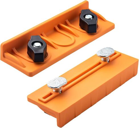 POWERTEC T-Track Long Stop Kit – Universal T-Track Stop Block Set for Woodworking, Sanding, Routing, and CNC Table Applications, 2 Pack (72386) in Saudi Arabia