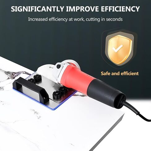 45 Degree Angle Grinder Stand Attachment, Tile 45° Chamfering Tool, Wet Tile Cutter Tool for 100-Type Angle Grinder, Adjustable Angle Grinder Bracket, for Ceramic Stone Cutting in Kuwait