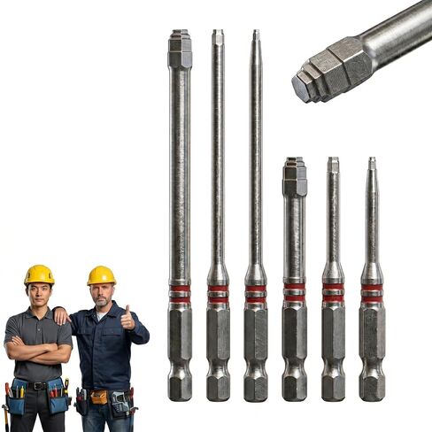 Pagoda Shaped Drill Bit Set for Electric Screwdriver, Hex All-in-One Screwdriver Bit Set, Featuring Magnetic Hexagonal Shanks and A Unique Internal, for Electric Drills and Wrenches in Kuwait