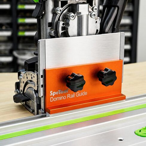 SpeTool Aluminum DomiRail Rail Guide Connector for FESTOOL DOMINO DF500 DF700,Compatible with Festool, Makita, Milwaukee & Evolution Guide Rails in Kuwait