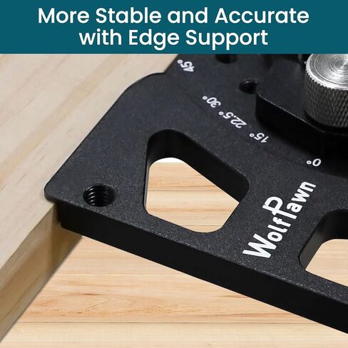 Adjustable Angle Track Saw Square with -60° to 60° Quick Positive Angle Stop, Guide Rail Protractor & 90° Right Rail Guide, Compatible with Festool and Makita in Kuwait