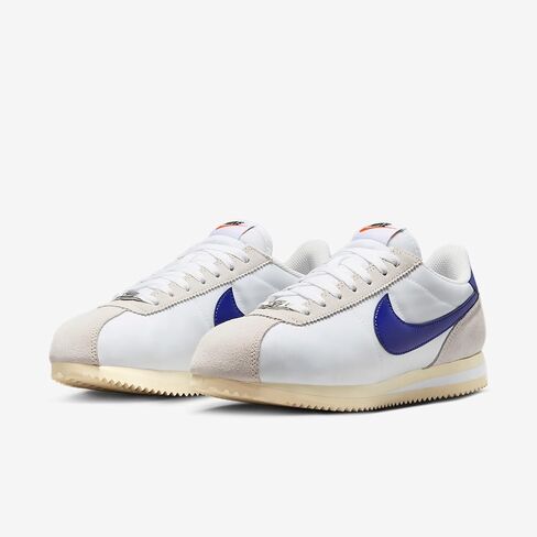 Nike Cortez Textile Women's Shoes (DZ2795-102, White/Phantom/Alabaster/Deep Night) Size 7 in Kuwait