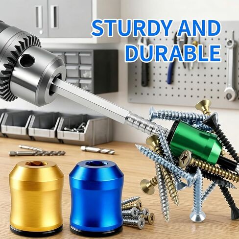 3Pcs Magnetic Screw Ring, Magnetizer & Demagnetizer Tool Set with Strong Magnetic Screw Ring for Drill, Professional Drill Bit Magnetizer Ring for Magnetic Screw Holder in Kuwait