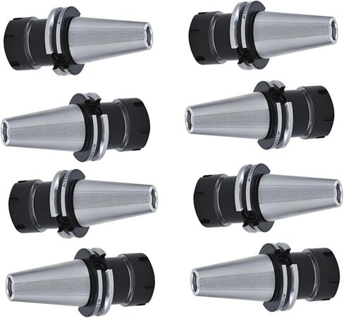Collet Chuck Set - CAT40 ER32 8 Pack 2.76 Precision Mill Collet Chuck 0.0001 Tool Holder for CNC Milling Engraving Lathe Tools in Kuwait