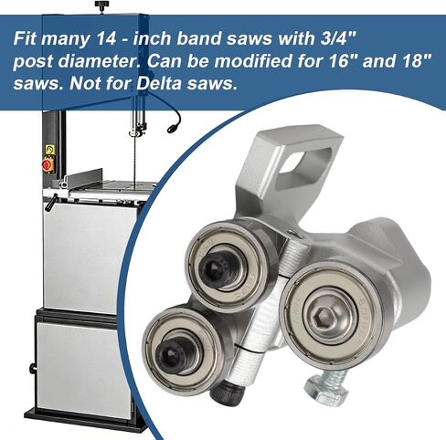 Ball Bearing Band Saw Blade Guide for 14" Band saws with 3/4" Post Diameter | 2PCS in Kuwait