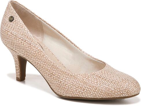 LifeStride Womens Parigi Pumps Natural Beige Raffia 8 M in Kuwait