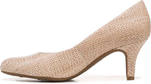 LifeStride Womens Parigi Pumps Natural Beige Raffia 8 M in Kuwait