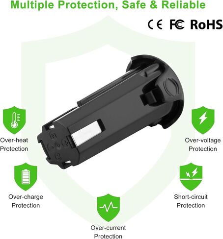 2Pack 3500mAh Battery for Hitachi 3.6V 326263, 326299, EBM315, Fit for DB 3DL,DB 3DL2,FDB 3DL,NT 50GS,NT 65GA,NT 65GB,NT 65GS 3.6v Tools in Saudi Arabia
