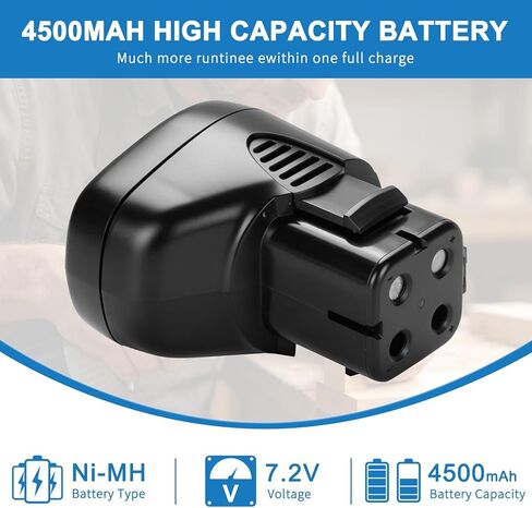 2 Pack 7.2 Volt 4500mAh Battery Compatible with 7700-01 MultiPro Cordless Rotary Tool, 7700-01 7700-02 757-01 in Kuwait