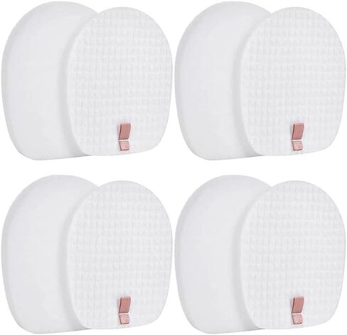 4 Pack Replacement Vacuum Filters for Shark WZ250RD IZ464H IZ492H UZ355H IZ340H and More Models for Effective Dust and Pet Dander Filtration in Kuwait