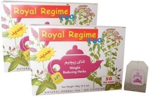 2 Packs of Royal Regime Tea 50 Sachets (total 100 Sachets) in Kuwait