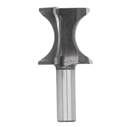 Bullnose Router Bit, 1/2in Shank 1 1/8in Bead Diameter Half Round Edges Router Bit with Tungsten Steel Blades, High Frequent Welding Half Round Router Bits for Woodworking in Kuwait