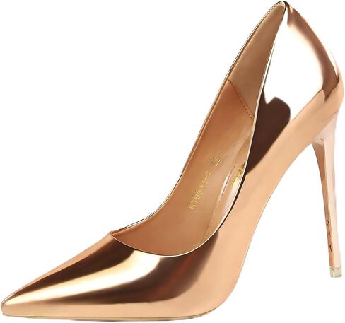 Bronze Stiletto High Heels Classic Pumps in Kuwait