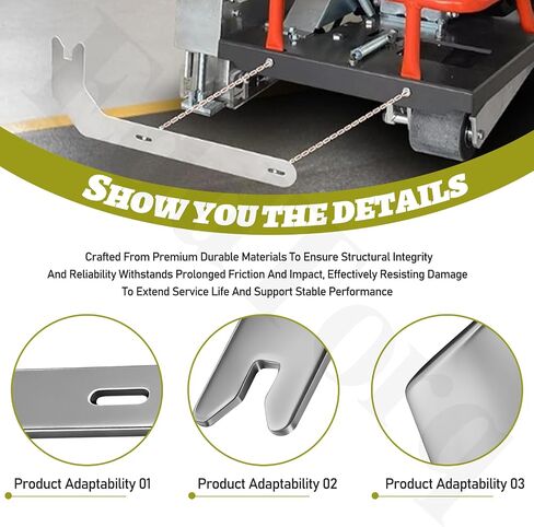 Line Lock Stabilizer for Husqvarna Soff Cut Saw 150, Reduces Wavy Cuts & Guide Arm Stabilizer Accessory & Easy Bolt-On Installation in Kuwait