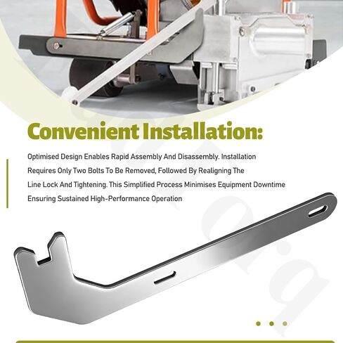 Line Lock Stabilizer for Husqvarna Soff Cut Saw 150, Reduces Wavy Cuts & Guide Arm Stabilizer Accessory & Easy Bolt-On Installation in Kuwait