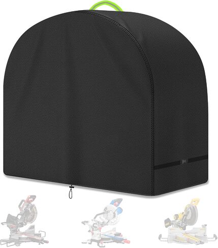 Table Saw Cover, Durable Miter Planers Cover,600D Heavy Duty Waterproof /UV Protective Covers for Diagonal Saws, Particle Saws, All-Weather, Black (Black, 89*69*116CM) in Kuwait