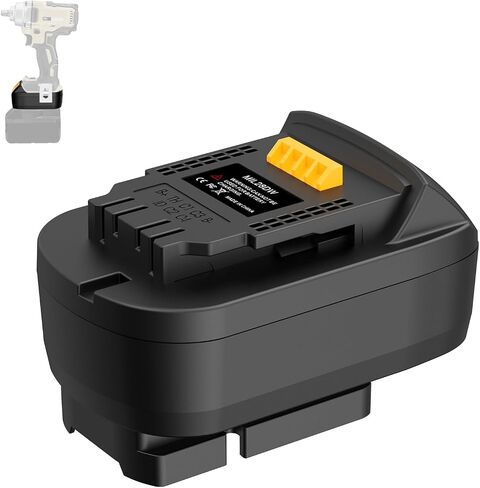 for Milwaukee M28 to M18 Battery Adapter, 28V to 18V Power Tool Converter for M28 Battery to M18 Tools in Kuwait