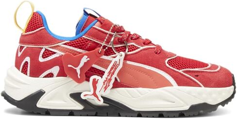 PUMA Mens Scuderia Ferrari X Joshua Vides Rs Trck Lace Up Sneakers Shoes Casual in Kuwait