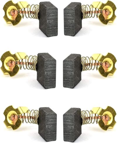 MSAOWUED (6pack) 0502025007 614367-00 5140024-30 Carbon Brushes Compatible for dewalt & Ridgid D24000 DW713 DW715 DW716 0502025007 BTS21-D04 Miter Saw 18×16×7 mm (0.71×0.63×0.28 inch) in Kuwait